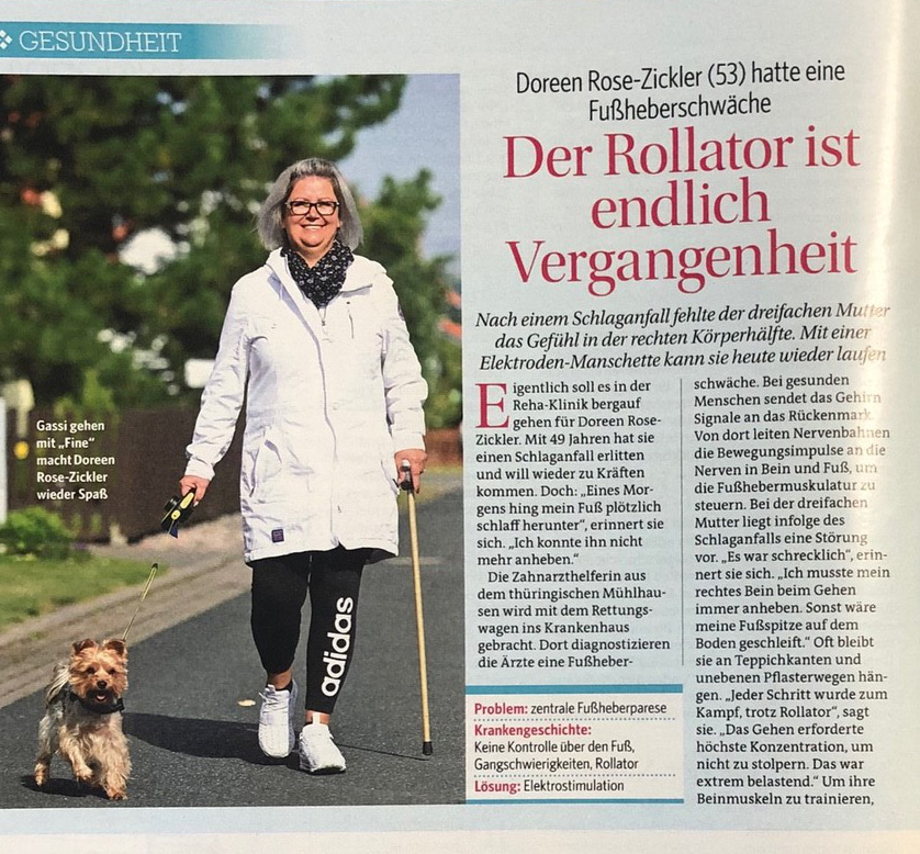 Der Rollator ist Vergangenheit