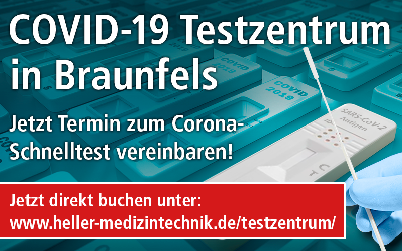 Terminbuchung im COVID-19 Braunfels, Lahnau, Schöffengrund-Schwalbach oder Driedorf-Seilhofen