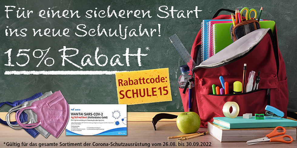 Schulstart-Aktion  – jetzt shoppen und sparen!