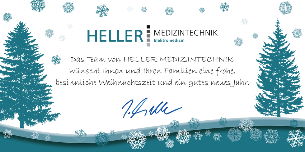 HELLER MEDIZINTECHNIK wünscht frohe Weihnachten!