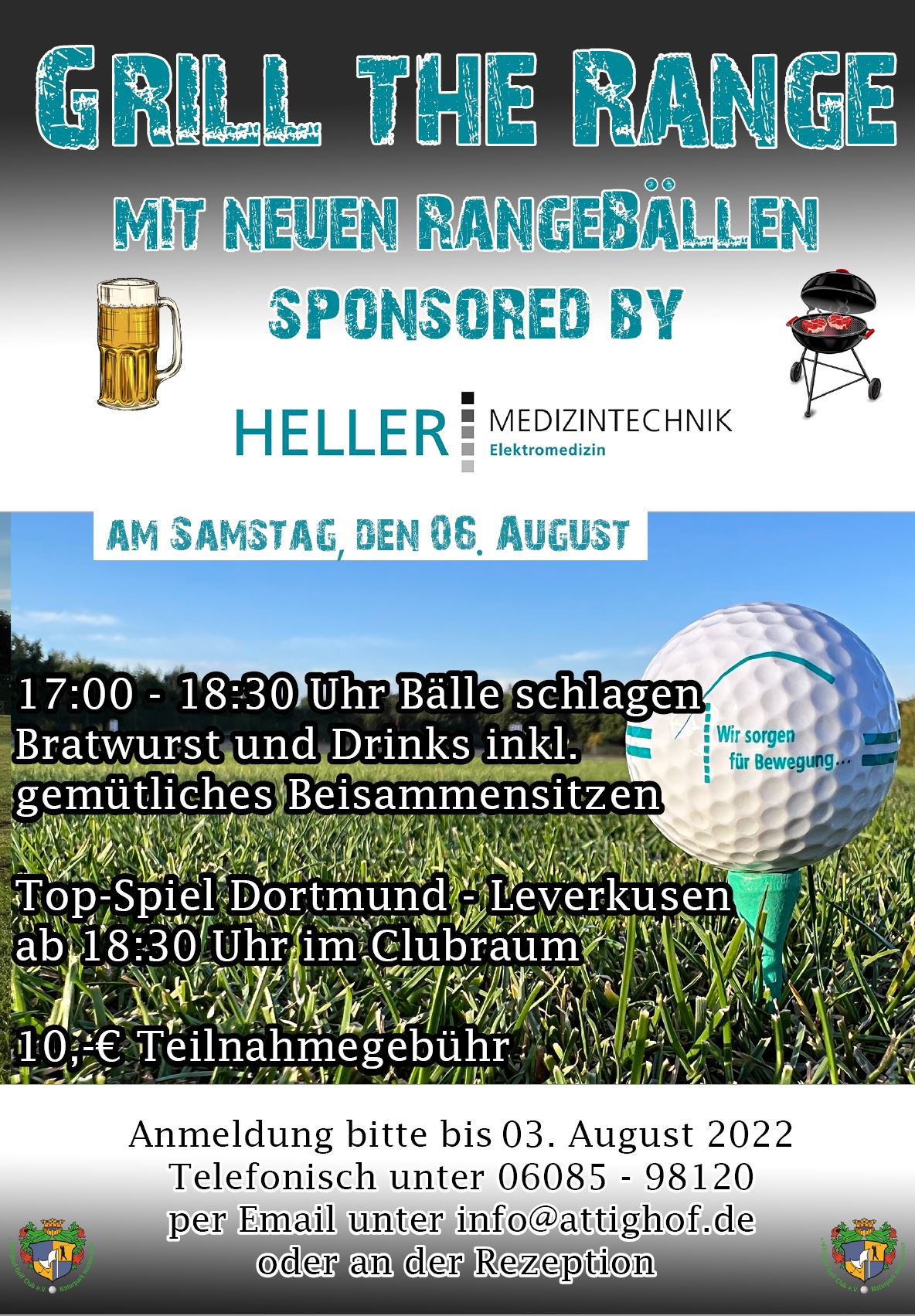 Sponsoring von 15.000 Driving-Range-Bällen